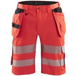 Warnschutz Stretch Handwerker-Shorts "1586" - C50 - Rot