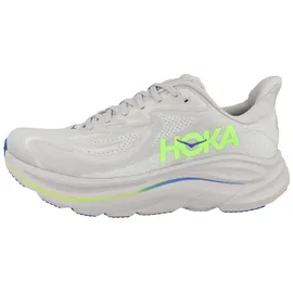 HOKA Clifton 10 Herren Ash Grey/Neon Green 42