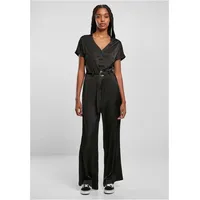 URBAN CLASSICS Satin Wide Overall Black S