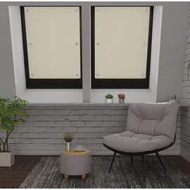 Woltu Thermorollo Dachfenster 60 x 93 cm beige