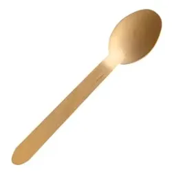 NATURESTAR Bio Einweglöffel, 16 cm 38857 , 1 Box = 100 Stück, natur