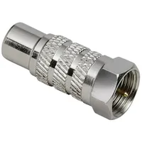 TRU Components Cinch-Adapter Cinch-Buchse - F-Stecker