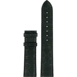Mido - Leder Lederband für Baroncelli M610009040 - alligator-prägung,rind,schwarz