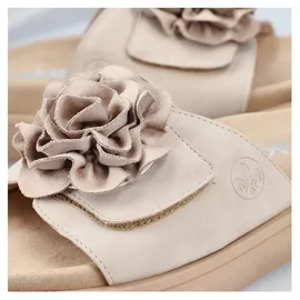 Rieker Clogs Pantoletten V1562-62 in beige 43,