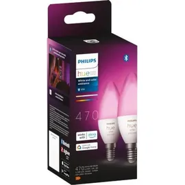 Philips Hue White & Color Ambiance E14 470 lm 5,3 W Doppelpack