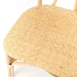 Bistrotstuhl natur - Beige Andere Naturfaser Amadeus 50x57 cm