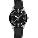 Certina DS PH DS PH100M Gent C044.410.17.050.00 - SuperLumiNova,schwarz,schwarz mit hellen Ziernähten - 40,5mm