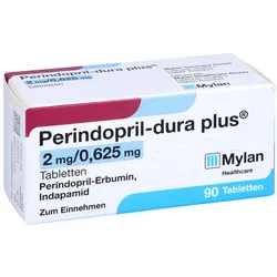 PERINDOPRIL dura plus 2mg/0,625mg Tabletten 90 St
