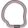 ABUS Goose Lock 6206K/110 rosemauve
