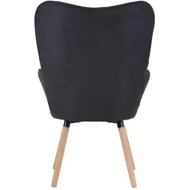 Svita Cleo Ohrensessel Relaxsessel Fernsehsessel Sessel Lesesessel Dunkelgrau