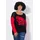 Angel Of Style by Happy Size Fleecepullover Relaxed Fit Totenkopf Schwarz 58/60