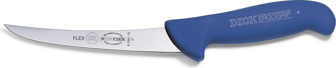 Dick 82981151 ErgoGrip Ausbeinmesser, Küchenmesser, Blau