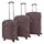 vidaXL Koffer-Set 3-tlg. kaffeebraun