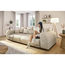 s-style möbel Big-Sofa Cord 5-Sitzer Beige