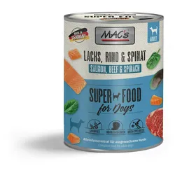 Macs Hund Lachs, Rind und Spinat 6 x 800g