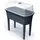 Prosperplast Hochbeet Bloomo 78 x 38 x 82 cm Anthrazit