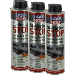 3x Liqui Moly Öl Verlust Stop 300ml 1005 Motoradditiv Ölstopp: