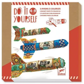 Djeco Motivpapier Do it yourself Flugzeuge basteln DIY