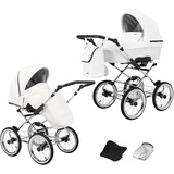 KUNERT Kinderwagen ROMANTIC retro Sportwagen Babywagen Autositz Babyschale Komplettset Kinder Wagen Set 2 in 1