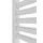 Feuer-Anker Badheizkörper 400 x 1200 mm weiß Mittelventil