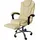 MT MALATEC Bürostuhl mit Fußstütze - beige Malatec 23287 - Beige