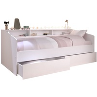Parisot Stauraumbett Parisot Sleep 4-Stauraumbett Bett Bettschubkasten Weiß 90x200 weiß