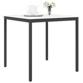 vidaXL Bartisch 110 x 110 x 105 cm Weiß