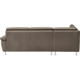 CALIZZA INTERIORS »Onyx L-Form«, Ottomane links oder rechts, wahlweise mit Bettfunktion, Breite 257 cm