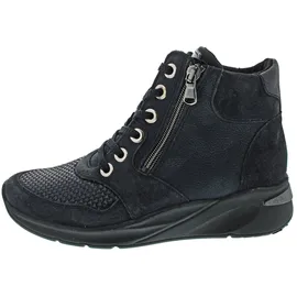 WALDLÄUFER Schnürstiefel Kaltfutter in blau, Gr.: 43