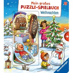 Mein großes Puzzle-Spielbuch: Weihnachten