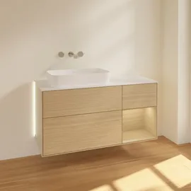 Villeroy & Boch Waschtischunterschrank 3 Auszüge 120 x 60,3 x 50,1 cm Eiche