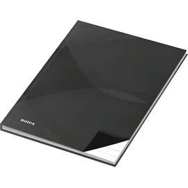 RNK Notizbuch notes carbon black A5 liniert schwarz