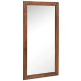 MASSIVMOEBEL24.DE Spiegel Akazie 115x6x60 Nougat lackiert Oxford #327