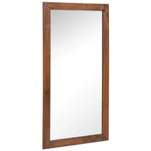 MASSIVMOEBEL24.DE Spiegel Akazie 115x6x60 Nougat lackiert Oxford #327