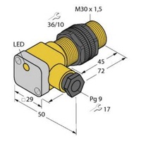 Turck Sensor bündig NAMUR BI10-P30SK-Y1X