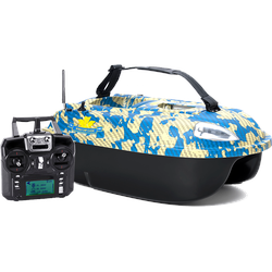 BearCreeks Navitec Futterboot – Standard & GPS-Autopilot Version mit optionalem Farb-Echolot - Kein Fischfinder - GPS-Autopilot - Camouflage