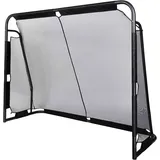 Prosport Fußballtor Schwarz 183 x 122 x 60 cm