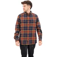 Fjällräven övik Twill Shirt, autumn leaf-dark navy XXL