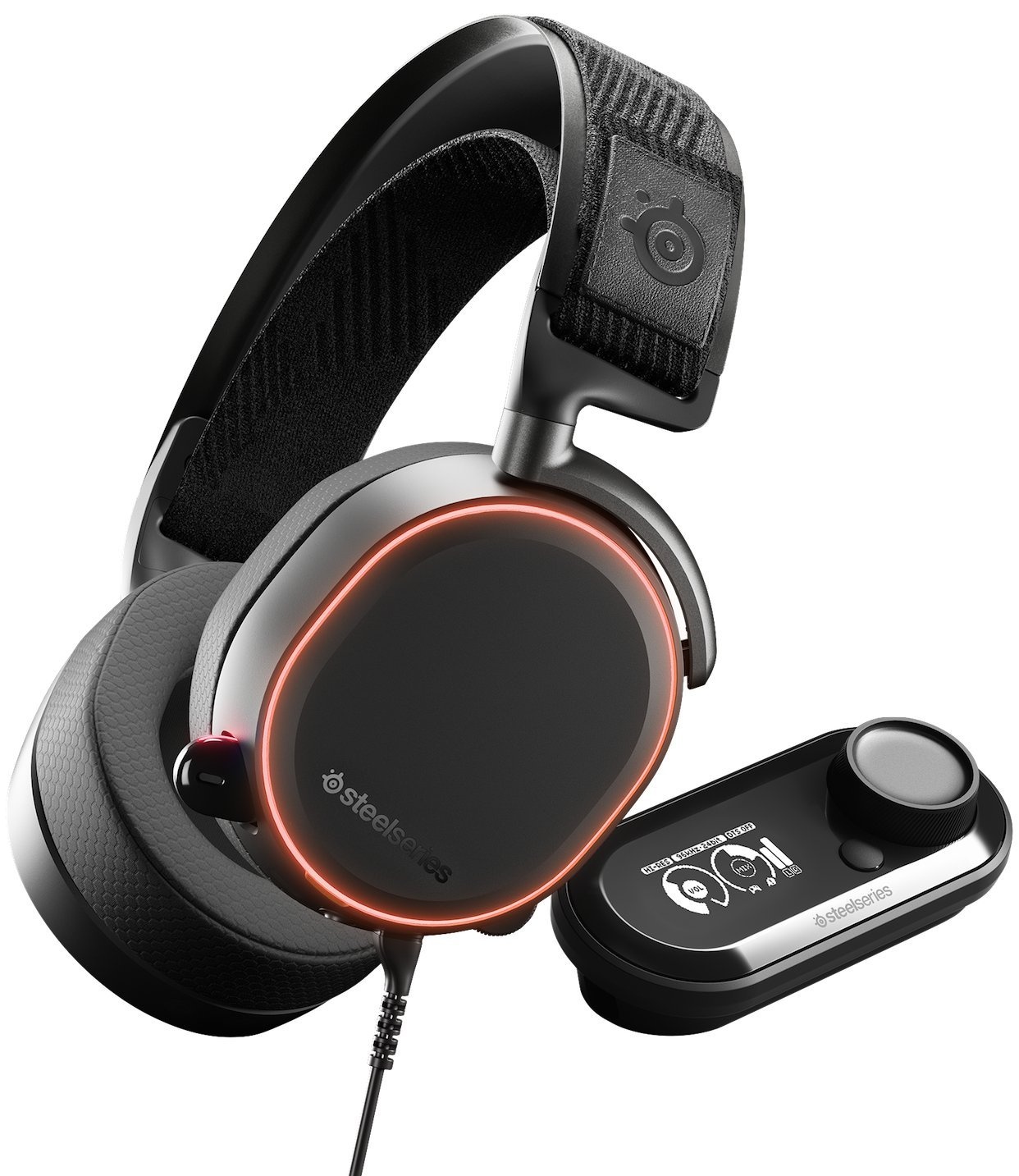 SteelSeries Arctis Pro GameDAC – Gaming-Headset – zertifizierte hochauflösende Audioqualität – ESS Sabre DAC - Schwarz