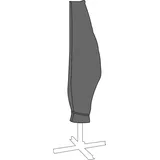 Lex Schirmhülle transparent Ø 200-400 cm Schwarz