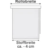 GARDINIA EasyFix Doppelrollo schwarz 60 x 150 cm