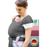 Laleni weiches Baumwolle Tragetuch Baby elastisch bis 15kg
