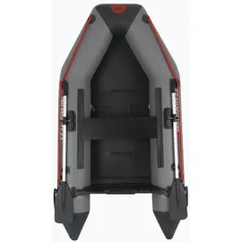 Pure4Fun Schlauchboot mit Lattenboden Dingi Beiboot Motorboot Ruderboot 230cm - Grau