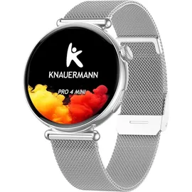 knauermann PRO 4 Mini 41 mm Silber Milanaiseband Silber  inkl. Premium-Paket