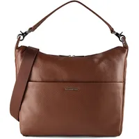 Mandarina Duck Mellow Leather Schultertasche Leder Braun