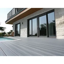 KAHRS BPC Terrassendielen, Natural Design, Massiv, 20x140 mm, Silbereiche, strukturiert/gebürstet
