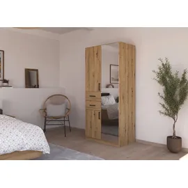 Rauch Drehtürenschrank Maika 91 x 197 x 54 cm Braun