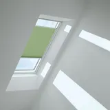 VELUX Plissee Moosgrün 1280, MK04 1280KWL (Farbe: - 1280KWL, Farbe Schiene: