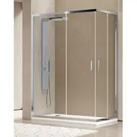 frascio new tecnology Duschkabine Walk-In-Dusche 80 x 200 cm Transparent Sicherheitsglas