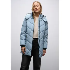 STREET ONE Steppjacke in Midi-Länge - Blau